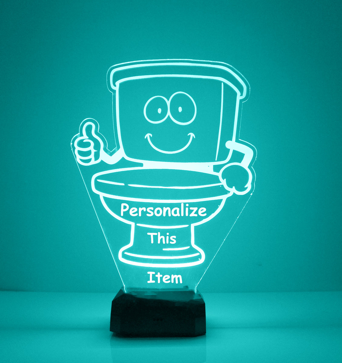 Bathroom Night Light, Personalized Free, LED Night Lamp, With Remote C