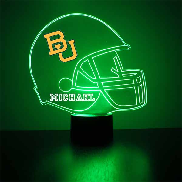 Baylor Bears Football Helmet LED Sports Fan Lamp – mirror magic store