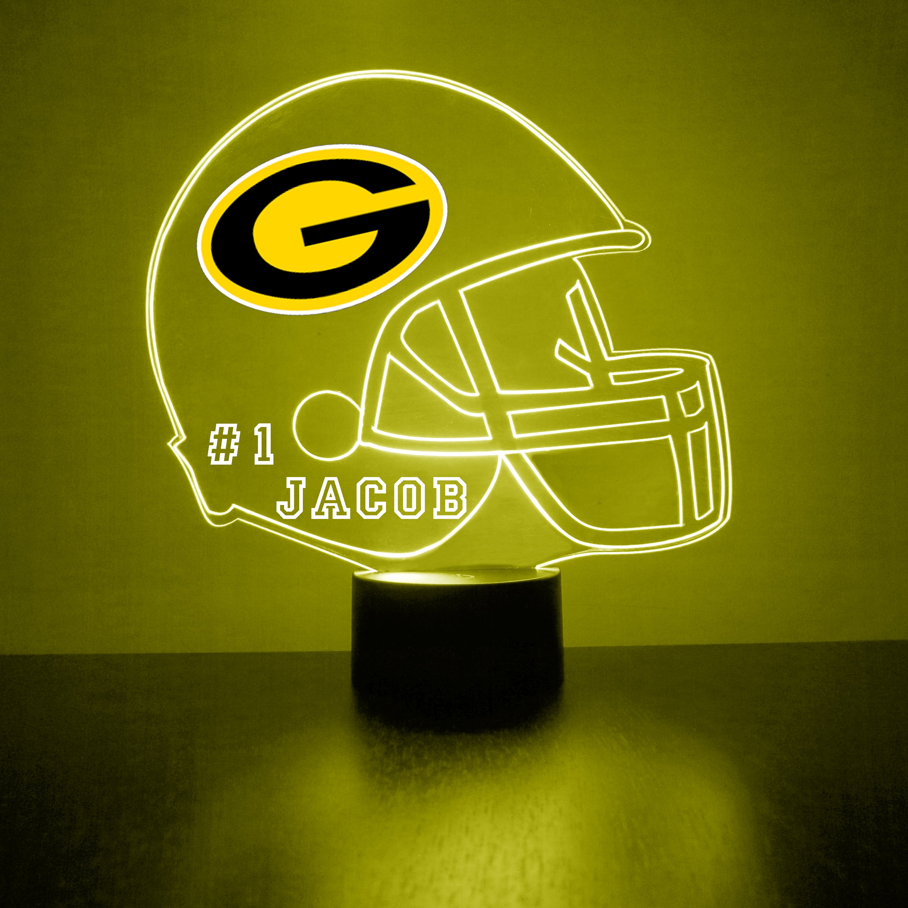 Grambling State Tigers Football Helmet LED Sports Fan Lamp – mirror magic store