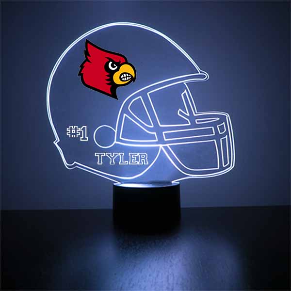 Louisville Cardinals Basketball LED Light Sports Fan Lamp – mirror magic  store